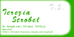 terezia strobel business card